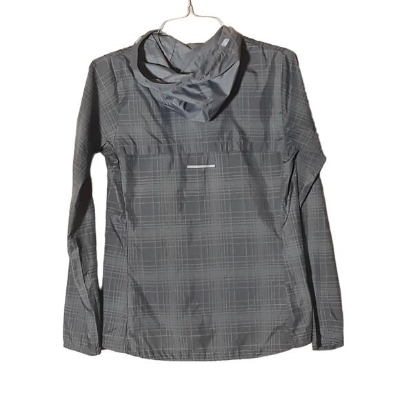 Nike Phenom Vapor Running Jacket Women's Small Gray Hooded Reflective - Picture 2 of 10